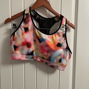 Colour sports bra by addidas size XL